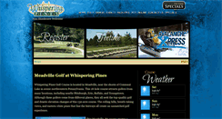 Desktop Screenshot of golfwhisperingpines.com